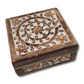 Medium Whitewash Wood Box